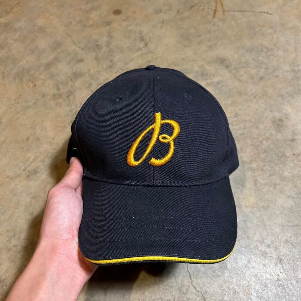 Breitling Men's Black and Navy Hat